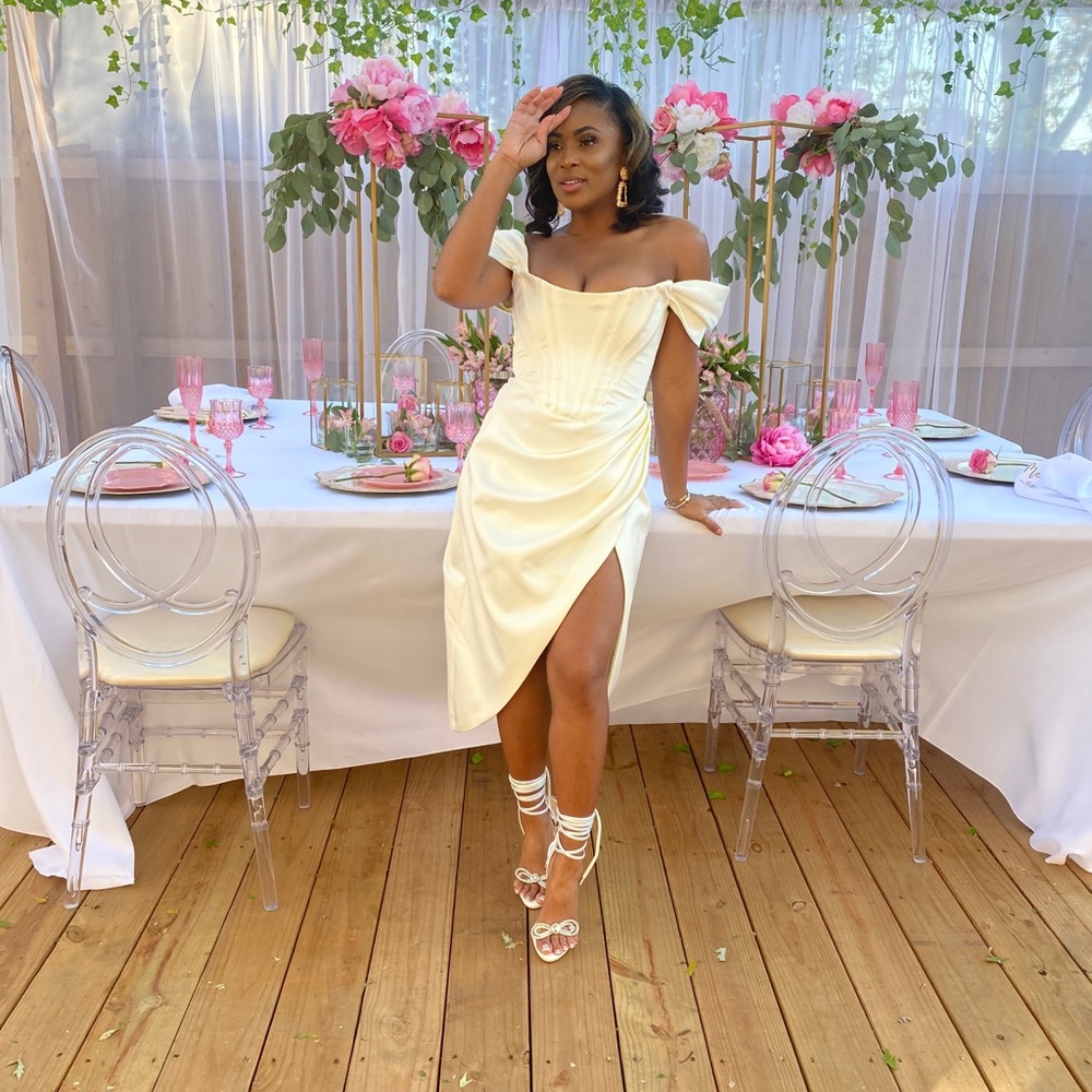 House of CB Ivory Dress - Picture 1 of 1